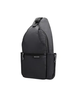 Nerka Crossbody Plecak z Jedną Szelką Sling Bag PUCCINI Czarny PM9018-1 - Nerki - miniaturka - grafika 1