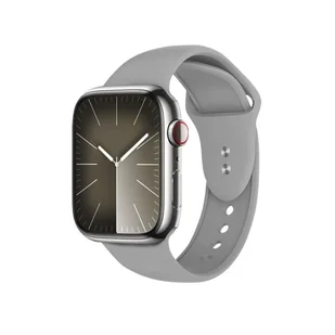 Apple Crong Pasek Crong Liquid Band do Watch 42/44 mm szary CRG-44LQB-CGR - Akcesoria do smartwatchy - miniaturka - grafika 4
