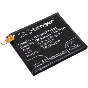 Wiko Rakuten Hand / TPJ21J11P 2600mAh 10.01Wh Li-Polymer 3.85V (Cameron Sino) - Baterie do telefonów - miniaturka - grafika 1
