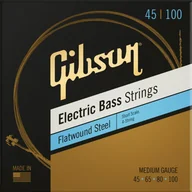Struny gitarowe  - Struny basowe Gibson Short Scale Flatwound EB Strings 045-100 Medium - miniaturka - grafika 1