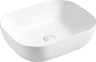 Umywalka Elior Pavona nablatowa 50cm biała - Umywalki - miniaturka - grafika 1