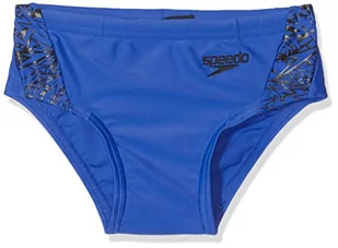 Speedo Chłopięcy Boom Splice 6,5 cm Brief Amparo Blue/Black 24 - Kąpielówki dla chłopców - miniaturka - grafika 1