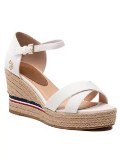 Półbuty damskie - U.S. Polo Assn. Espadryle Alyssa002 ALYSSA002W/2C1 Biały - grafika 1