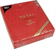 Urodziny dziecka - Staples Serwetki papstar royal collection skł w 1/4 40x40cm ornament ciemny czerwony 50/p PP0448 - miniaturka - grafika 1
