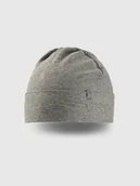Czapki dla dzieci - 4F Czapka beanie dziecięca - szara Uniwersalny - miniaturka - grafika 1