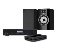 Zestawy stereo - Rotel A14 MKII (czarny) + NODE (czarny) + 706 S3 (czarny) - miniaturka - grafika 1