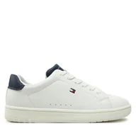 Buty dla chłopców - Sneakersy Tommy Hilfiger Low Cut Lace-Up Sneaker T3X9-33848-1355 S Biały - miniaturka - grafika 1