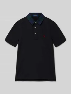 Koszulka polo o kroju regular fit z wyhaftowanym logo - Koszulki dla chłopców - miniaturka - grafika 1