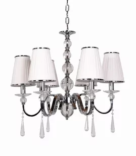 Lumina Deco Deco Żyrandol FEDERRICA W6 WHITE LDP 1158-6 WT) Deco LDP 1158-6 WT) - Lampy sufitowe - miniaturka - grafika 1