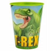 Kubki dla dzieci - DINOZAURY T-REX kubek kubeczek szklanka 260ML - miniaturka - grafika 1