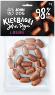 Przysmaki dla psów - John Dog Przysmak dla psa Mini kiełbaski jeleń 100g - miniaturka - grafika 1