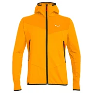 Bluzy męskie - Bluza męska Salewa Agner Hybrid PL/DST M FZ Hdy Turmeric Melange/0910 S - miniaturka - grafika 1