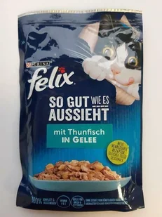 Felix FELIX DE 85g sasz.SO GUT TUŃCZYK /24 - Mokra karma dla kotów - miniaturka - grafika 1