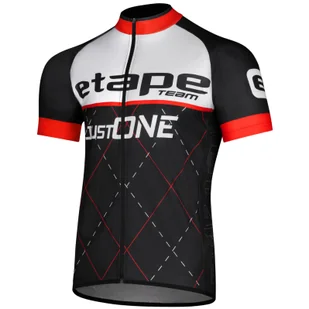 Męska koszulka kolarska Etape Team Rozmiar: M / Kolor: czarny/czerwony - Bluzy sportowe męskie - miniaturka - grafika 1
