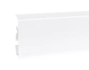 Listwa przypodłogowa Evo 2500x70x20.7mm Biała - Listwy przypodłogowe - miniaturka - grafika 1