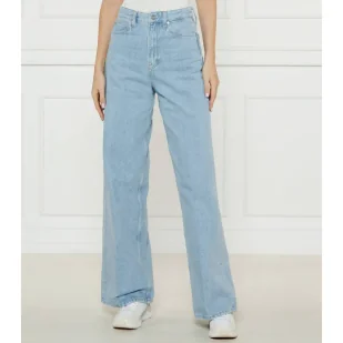 Calvin Klein Jeansy flare fit - Spodnie damskie - miniaturka - grafika 1
