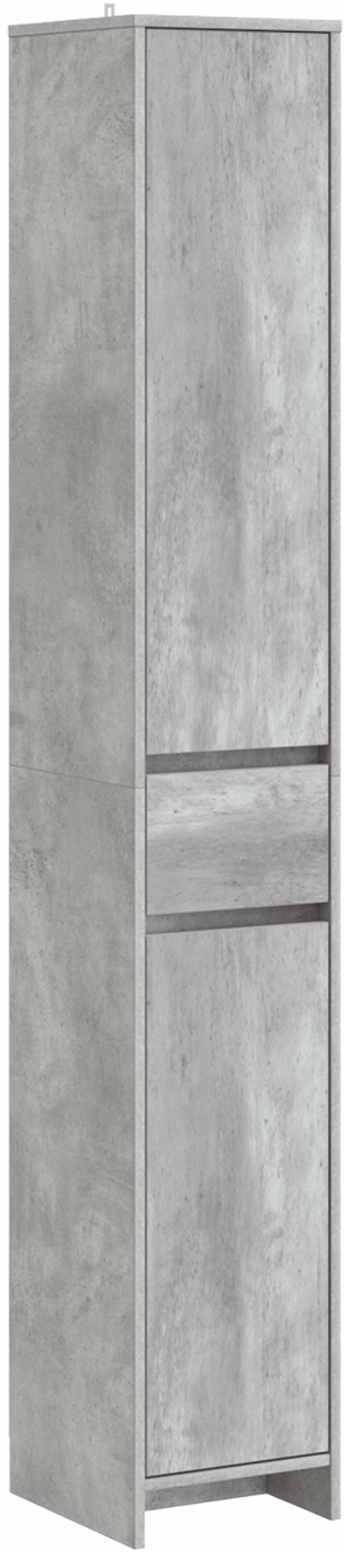 vidaXL vidaXL Szafka Łazienkowa Betonowy szary 30 x 33 x 190 cm