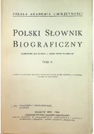 Filologia i językoznawstwo - Polski słownik biograficzny Tom V Reprint z ok 1946 r. - miniaturka - grafika 1