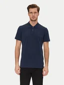 Koszulki męskie - Blend Polo 20717857 Granatowy Regular Fit - miniaturka - grafika 1