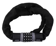 Zabezpieczenia do roweru - Dunlop Zapięcie rowerowe łańcuch na szyfr motor - miniaturka - grafika 1