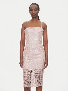 Fracomina Sukienka koktajlowa FQ25SD2008W708N6 Różowy Slim Fit - Sukienki - miniaturka - grafika 1