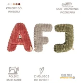 Kołdry i poduszki dla dzieci - Poduszka SIGN - literka do wyboru - miniaturka - grafika 1