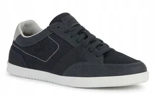 GEOX TRAMPKI MĘSKIE GRANATOWE NISKIE SZNUROWANE 39 JJG - Trampki męskie - miniaturka - grafika 1