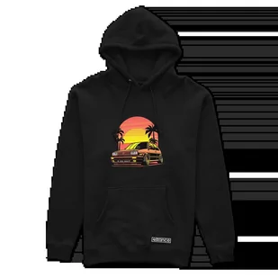 Czarna bluza z kapturem VW Golf mk2 Summer-3XL - Odzież do sportów motorowych - miniaturka - grafika 1