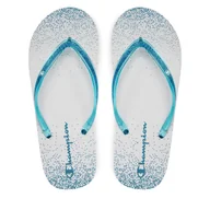 Klapki i japonki damskie - Japonki Champion Sparkling Slide S11688-CHA-WW010 Niebieski - miniaturka - grafika 1