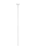 Lampy sufitowe - Kaspa Lampa wisząca Roll 1 biała 10706101 - miniaturka - grafika 1