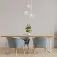 Lampy sufitowe - Regulowany żyrandol w stylu industrialnym MIJAS LOFT - miniaturka - grafika 1