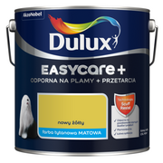 Farby wewnętrzne - Farba tytanowa Dulux EasyCare+ Plamy+Przetarcia Nowy Żółty 2,5 l - miniaturka - grafika 1