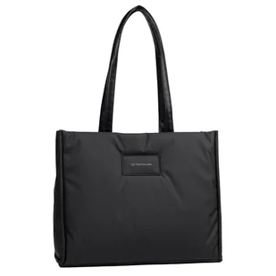 TOM TAILOR Patti Shopper męski, czarne, L, Modny - Torebki damskie - miniaturka - grafika 1