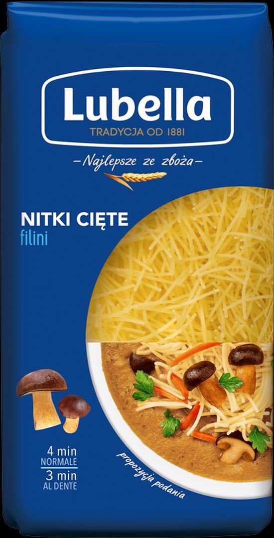 Lubella makaron nitka cięta 400g