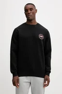 Bluzy męskie - Rip Curl bluza STAPLE męska kolor czarny z nadrukiem 08WMFL - miniaturka - grafika 1