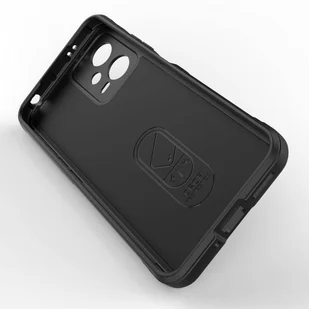 Magic Shield Case etui do Xiaomi Redmi Note 12 5G / Poco X5 5G elastyczny pancerny pokrowiec czarne - Etui i futerały do telefonów - miniaturka - grafika 3