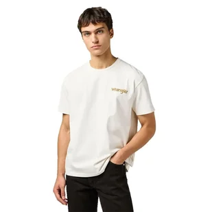 t-shirt uomo wrangler 112362817 casey jones ecru - Koszulki męskie - miniaturka - grafika 1