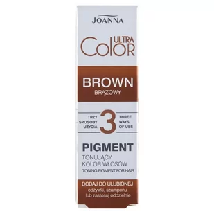 Joanna Ultra Pigment Tonujący Ciemny Brąz 100 ML - Farby do włosów i szampony koloryzujące - miniaturka - grafika 1