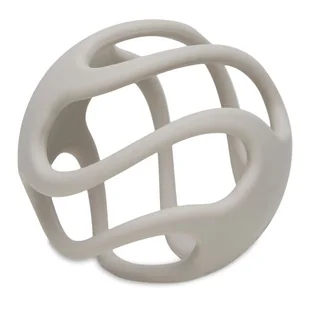 Jollein gryzak silikonowy sensoryczny 3D BALL Nougat - Gryzaki dla dzieci - miniaturka - grafika 1