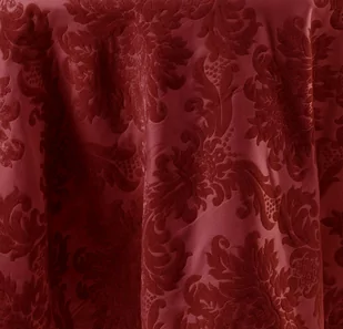 CZERWIEŃ-obrus 180 (koło)cm - Obrusy i serwetki - miniaturka - grafika 2