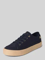 Espadryle damskie - Sneakersy niskie z płótna - miniaturka - grafika 1