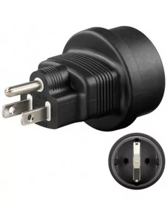 Connect Micro Micro Universal adapter US/Schuko - power connector adaptor PETRAVEL3 - Adaptery i przejściówki - miniaturka - grafika 1