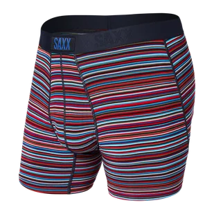 Bokserki męskie szybkoschnące SAXX VIBE  Boxer Brief paski - wielokolorowe - Majtki męskie - miniaturka - grafika 1