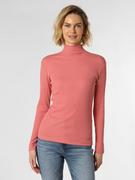 Bluzki damskie - Marie Lund - Damska koszulka z długim rękawem, różowy - miniaturka - grafika 1