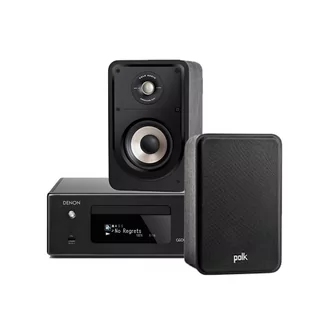 Zestaw stereo: RCDN-10 + ES15, Kolor: Czarny - Zestawy stereo - miniaturka - grafika 1