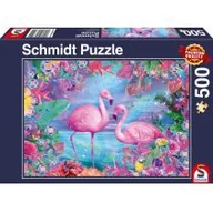 Puzzle - Schmidt Spiele PQ Puzzle 500 el. Flamingi - miniaturka - grafika 1