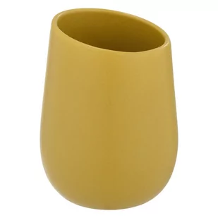 Żółty kubek na szczoteczki do zębów ceramiczny Badi – Wenko - Kubki na szczoteczki do zębów - miniaturka - grafika 1