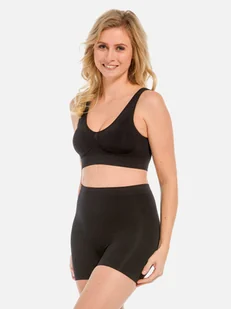 MAGIC Bodyfashion Damska bielizna modelująca Kobiety Sztuczne włókno czarny jednolity, S - Body - miniaturka - grafika 1