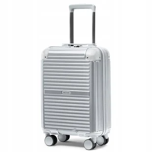 Walizka Kabinowa Podróżna Twarda Narożniki ALU Srebrna PUCCINI PC034C-4C - Walizki Walizka Kabinowa Podróżna Twarda Narożniki ALU Srebrna PUCCINI PC034C-4C - Walizki - miniaturka - grafika 1