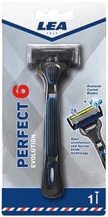 Golarka ręczna z wymiennym wkładem Lea Perfect 6 Blades + 1 Diamond Coated Blade (8410737003885) - Maszynki do golenia i wkłady - miniaturka - grafika 1